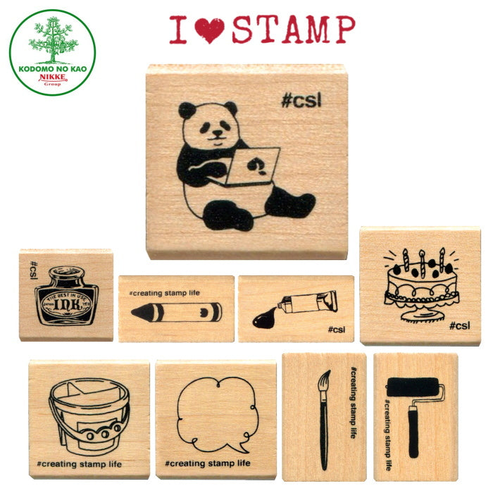 I ? STAMP アイラブスタンプ 1631シリーズ第2弾 [全9種類]  こどものかお 1631