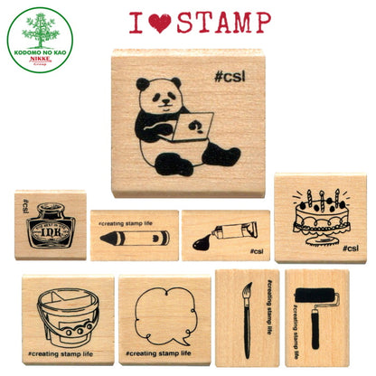 I ? STAMP アイラブスタンプ 1631シリーズ第2弾 [全9種類]  こどものかお 1631