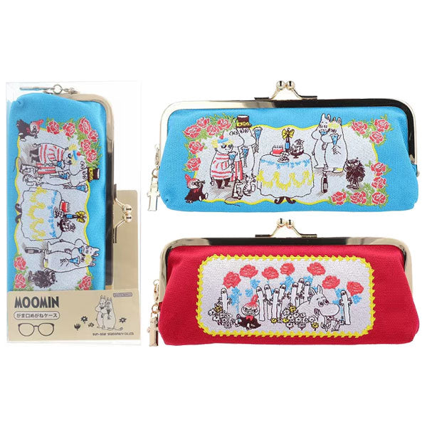 限定 MOOMIN がま口めがねケース [全2種] サンスター文具