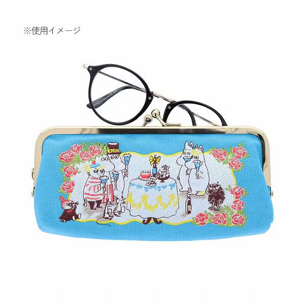 3/12宮本　限定 MOOMIN がま口めがねケース [全2種] サンスター文具 S2335549/57