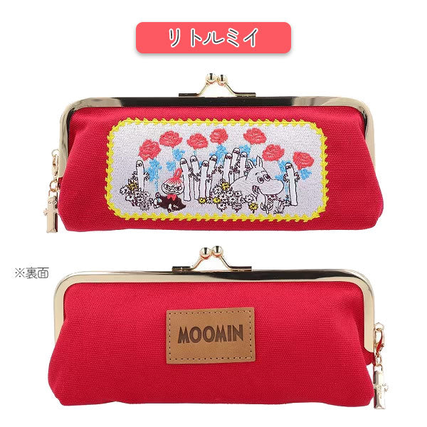 3/12宮本　限定 MOOMIN がま口めがねケース [全2種] サンスター文具 S2335549/57