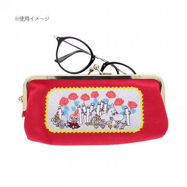 3/12宮本　限定 MOOMIN がま口めがねケース [全2種] サンスター文具 S2335549/57
