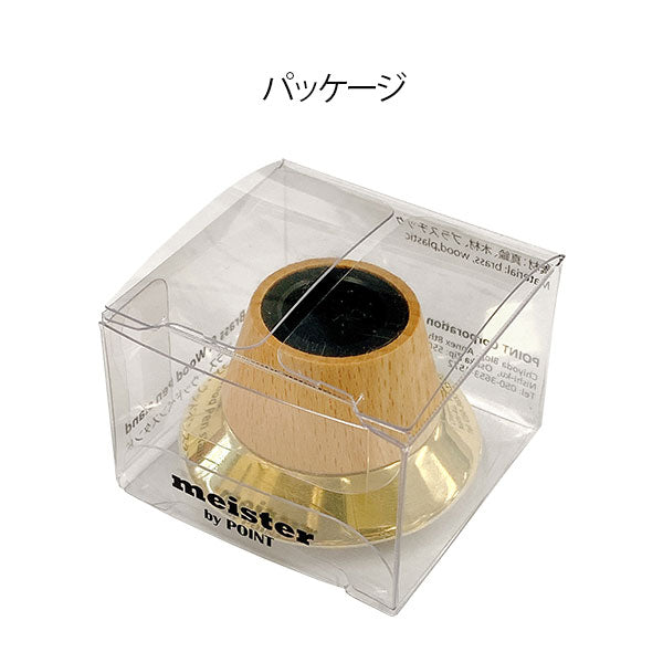 meister by POINT ブラス＆ウッドペンスタンド [全3色] ダイヤモンド