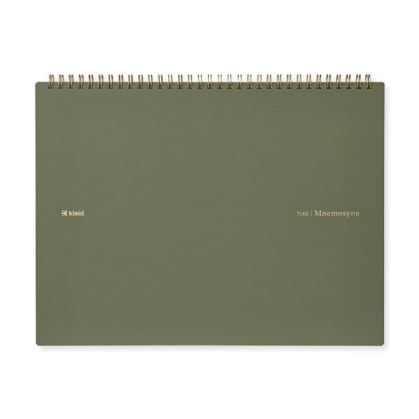 限定 Mnemosyne×kleid [A4W・Olive Drab] notebook kleid 7180