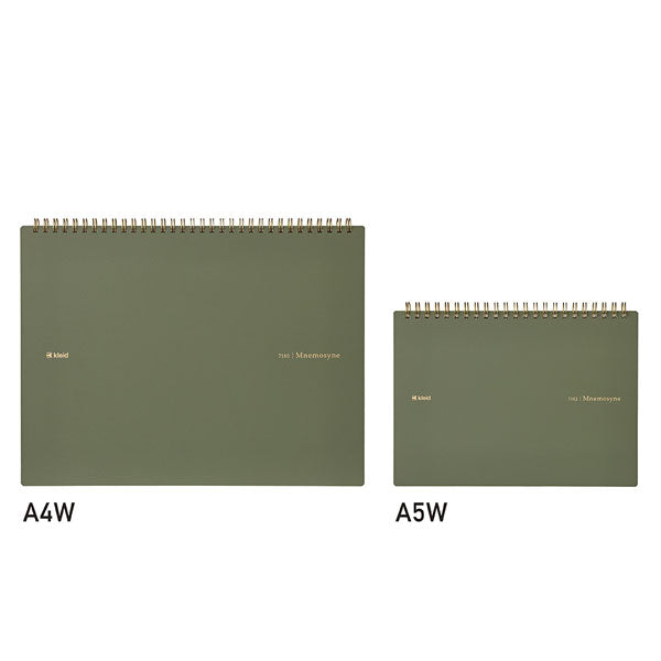 限定 Mnemosyne×kleid [A5W・Olive Drab] notebook kleid 7182 [M便 1/1]