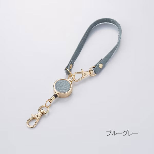 ダイヤのA　レザー　コードリール 本革コードリール[全8色] ガルフストリーム GRE-RL [M便 1/8] – 文具