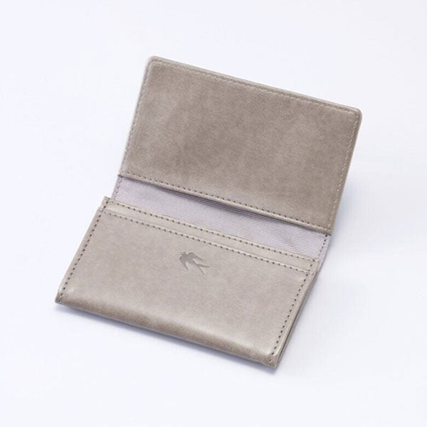 (3/17園田)《UNA RONDINE》PUレザー スリム名刺入れ [全6色] ガルフストリーム GPU-SME [M便 1/4]