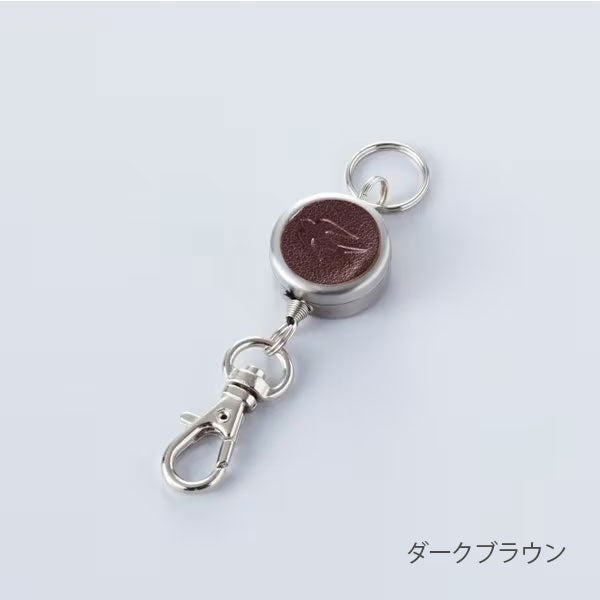 (3/18園田)《UNA RONDINE》PUレザー コードリールS [全6色] ガルフストリーム GPU-SRL [M便 1/40］