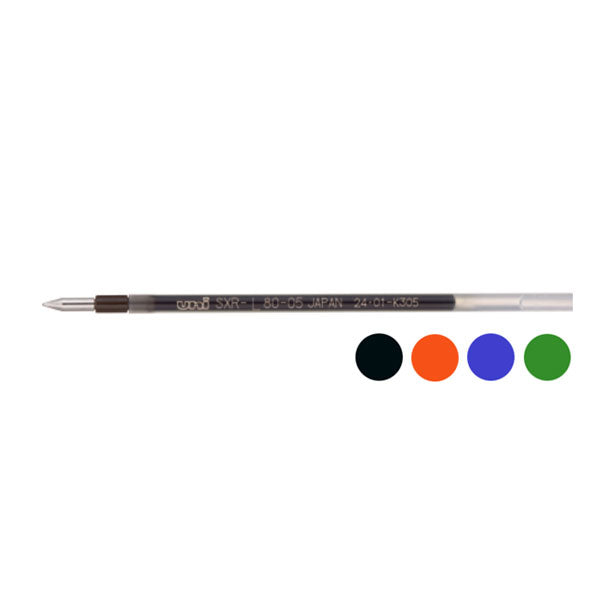 ＜替芯＞ ジェットストリーム 多機能用 0.5mm Lite touch ink［黒/赤/青/緑］ 三菱鉛筆 SXRL8005 SXRL80-05 [M便 1/20]