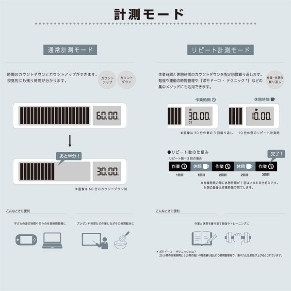ビジュアルバータイマー 時間を可視化！ キングジム VBT10-W [M便 1/12] 保証書付
