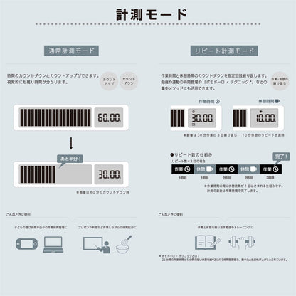 ビジュアルバータイマー 時間を可視化！ キングジム VBT10-W [M便 1/12] 保証書付