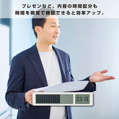 ビジュアルバータイマー 時間を可視化！ キングジム VBT10-W [M便 1/12] 保証書付