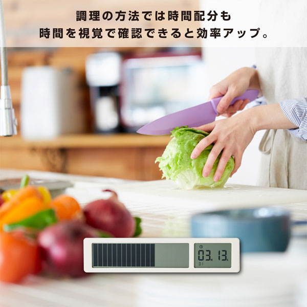 ビジュアルバータイマー 時間を可視化！ キングジム VBT10-W [M便 1/12] 保証書付