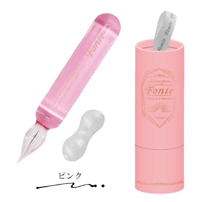 Fonte ミニガラスペン(ペン置き付) [全4色] 日本出版販売株式会社 FO4668