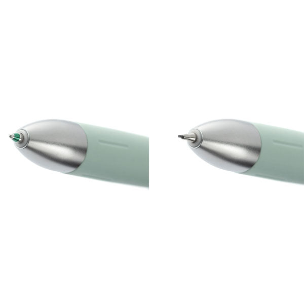 ブレン4+S《blen》4色ボールペン0.7mm＋シャープ0.5mm [全5色] エマルジョンボールペン(黒/赤/青/緑) ゼブラ B4SA88 [M便 1/20]
