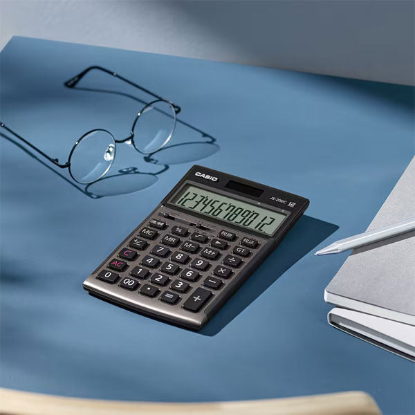 CASIO 本格実務電卓 ジャストタイプ 日数・時間計算 [全3色] 保証書付 カシオ計算機 JS-20DC 【送料無料※】【取寄せ品】