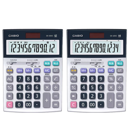 CASIO 本格実務電卓 デスクタイプ 日数・時間計算 [全2種] 保証書付 カシオ計算機 DS-*0DC 【送料無料※】　【取寄せ品】