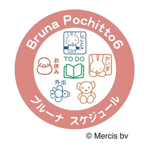 NEW ブルーナ Pochitto6《ポチッとシックス》 全3種類 こどものかお 2066-001/2/3 [M便 1/12]