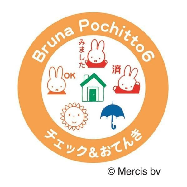 NEW ブルーナ Pochitto6《ポチッとシックス》 全3種類 こどものかお 2066-001/2/3 [M便 1/12]
