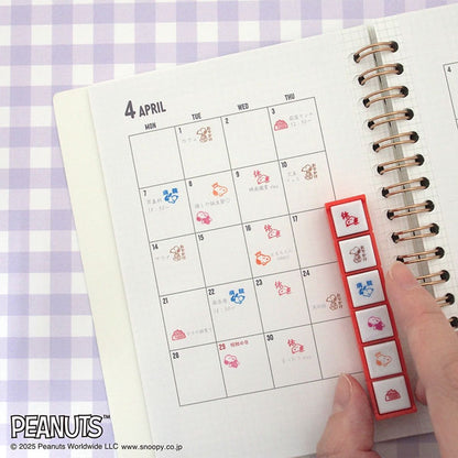 NEW スヌーピー Pochitto6《ポチッとシックス》 全3種類 こどものかお 2221-001/2/3 [M便 1/12]