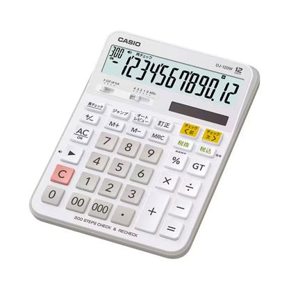 CASIO チェック検算電卓 デスクタイプ カシオ計算機 DJ-120W-N【取寄せ品】