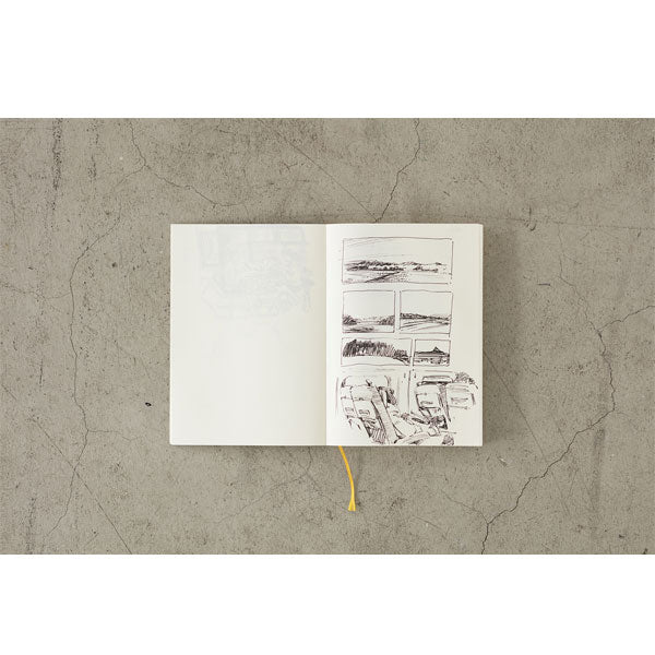 《MD PAPER PRODUCTS》MDノート A4変形判 [無罫A] デザインフィル(ミドリ) 15296 [M便 1/2]