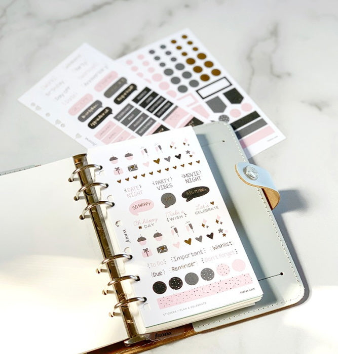 ≪正規取扱店≫ ステッカー [全4種類] 各3種類×2枚入り ファイロファックスコレクション  fILOFAX　1327*1