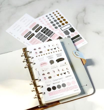 ≪正規取扱店≫ ステッカー [全4種類] 各3種類×2枚入り ファイロファックスコレクション  fILOFAX　1327*1