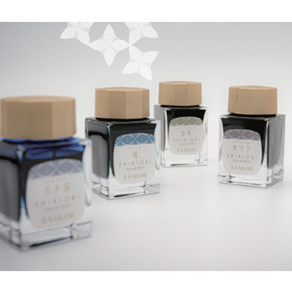 SHIKIORI —四季織— 《おとぎばなし》 万年筆用ボトルインク [全4色] セーラー万年筆 13-1008