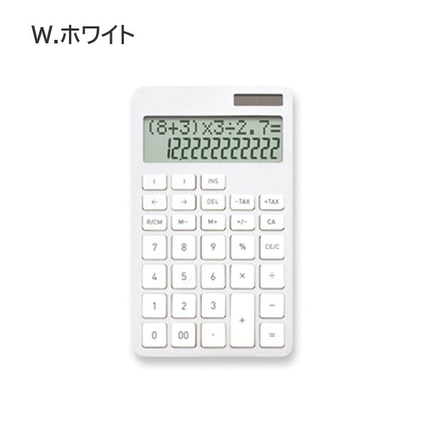 計算表示電卓 [全2色] 保証書付き アスカ C1258 [M便 1/2]