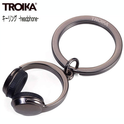 TROIKA トロイカ》キーリング [ヘッドホン] トロイカ KR17-07/GM