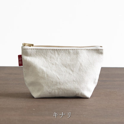 倉敷帆布　基帆ポーチ　舟型(小)全5色バイストン　KI-PSS