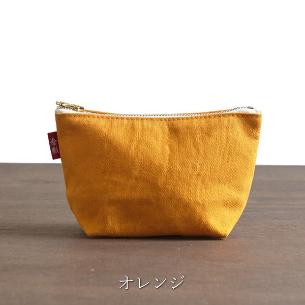 倉敷帆布　基帆ポーチ　舟型(小)全5色バイストン　KI-PSS