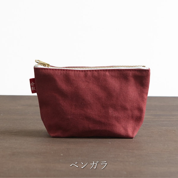 倉敷帆布　基帆ポーチ　舟型(小)全5色バイストン　KI-PSS
