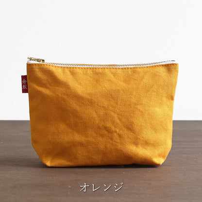 倉敷帆布　基帆ポーチ　舟型(大)全5色　バイストン　KI-PSL