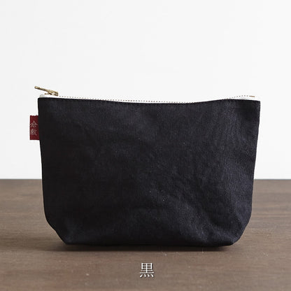 倉敷帆布　基帆ポーチ　舟型(大)全5色　バイストン　KI-PSL