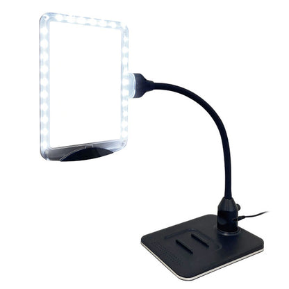 LEDスタンドライトルーペ 共栄プラスチック SR-75C-BL 【送料無料※】　【取寄せ品】