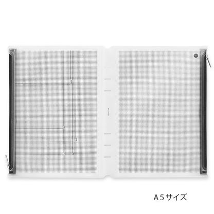 024 ファスナーケース《A5・バイブル・ミニ・ミニ5サイズ》リフィル PLOTTER 7771783［M便 1/2］