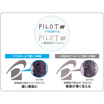 Acro1000＜アクロ＞ 油性ボールペン 0.3mm [全6色] PILOT（パイロット）BAC-1SMF 【取寄せ品】