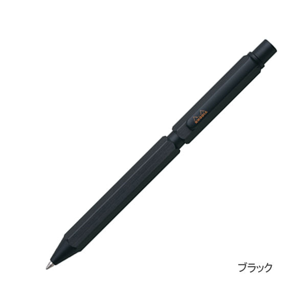 ロディア/RHODIAscRipt MULTI PEN 3in1 ブラック/オレンジ ボールペン(黒・赤)/シャープペン 0.5mm ロディア CF9342/9340