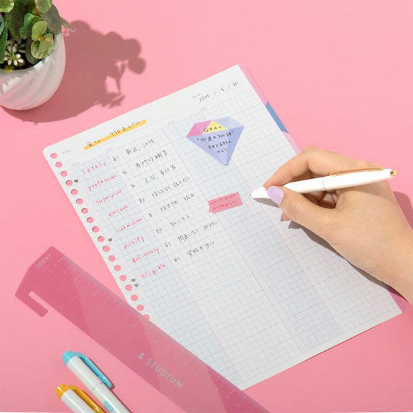 LOOSE-LEAF for self study (ルーズリーフ フォー セルフ スタディ) B5 【暗記フォーマット】 30枚入り [全2種類] いろは出版 GABL-03/4 [M便 1/5]