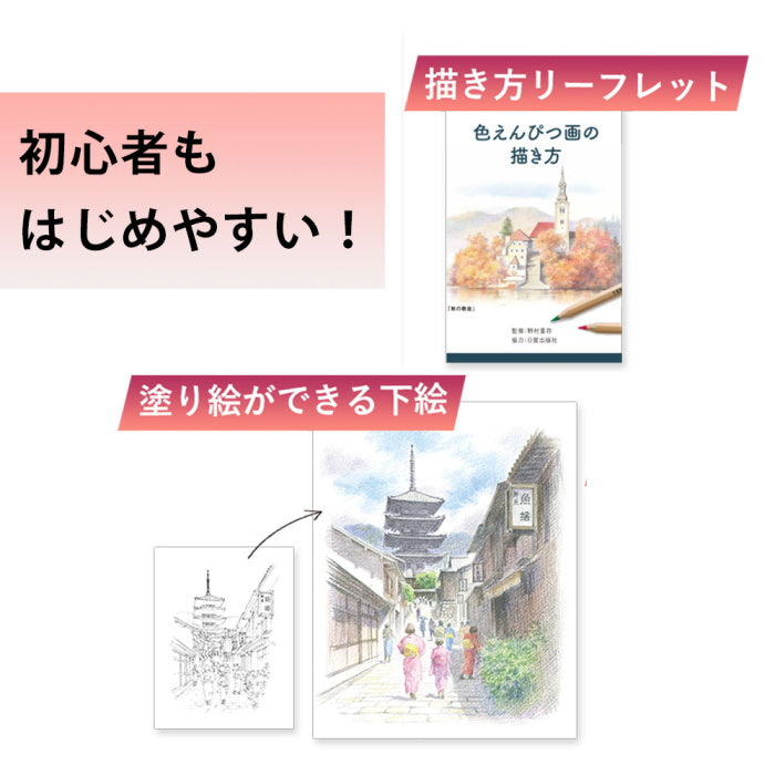 ヴィフアール 色えんぴつ画スターターキット [全2色]  野村重存 監修 すぐに始められる 画材11点セット maruman SVCP36-**