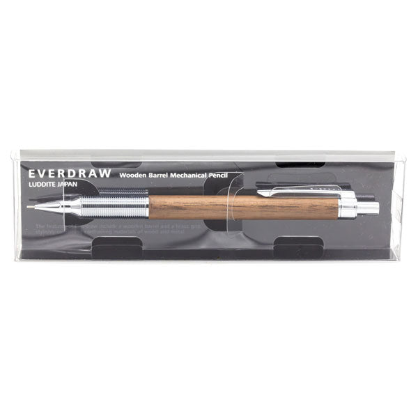 EverDraw Wood Model 0.5 メカニカルペンシル 木軸 0.5mm [ウォールナット/チェリーウッド] ラダイトLDW-MP4-05 [M便 1/3]