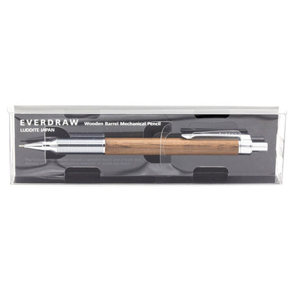 EverDraw Wood Model 0.5 メカニカルペンシル 木軸 0.5mm [ウォールナット/チェリーウッド] ラダイトLDW-MP4-05 [M便 1/3]