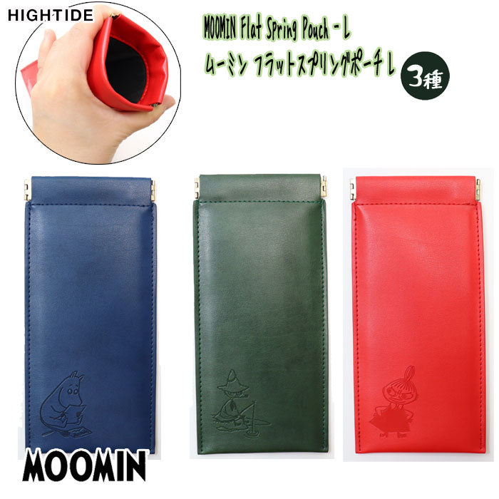 MOOMIN　フラットスプリングポーチ L[全3種類]ハイタイド　MM093**