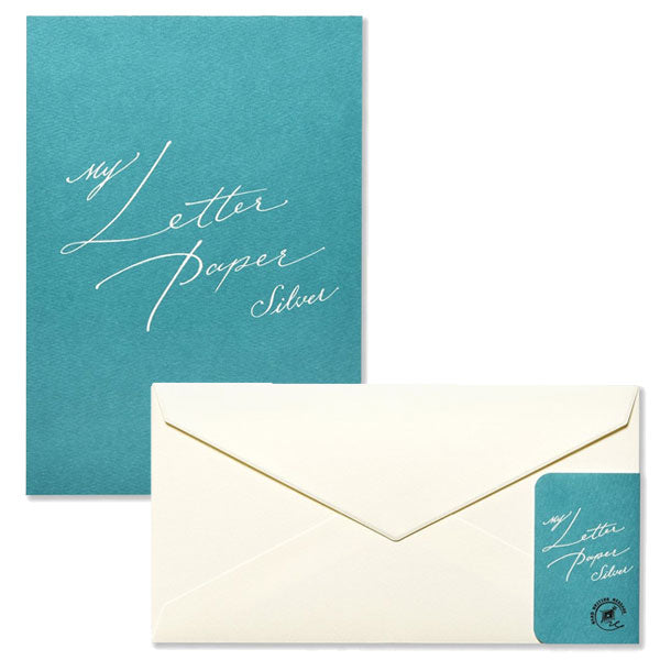 便箋・封筒 My Letter Paper [silver] G.C.PRESS/ジーシー 502-94/502-95 [M便 1/4]