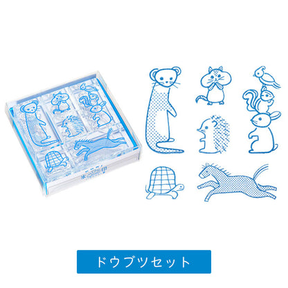 *販売中止*透明スタンプ「氷印（こおりじるし）」6個セット [全6種類]  キングジム HITOTOKI CLSS [M便 1/8]