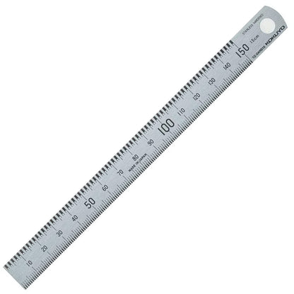 本当の定規　15cm　シルバー コクヨ　TZ-DARS15