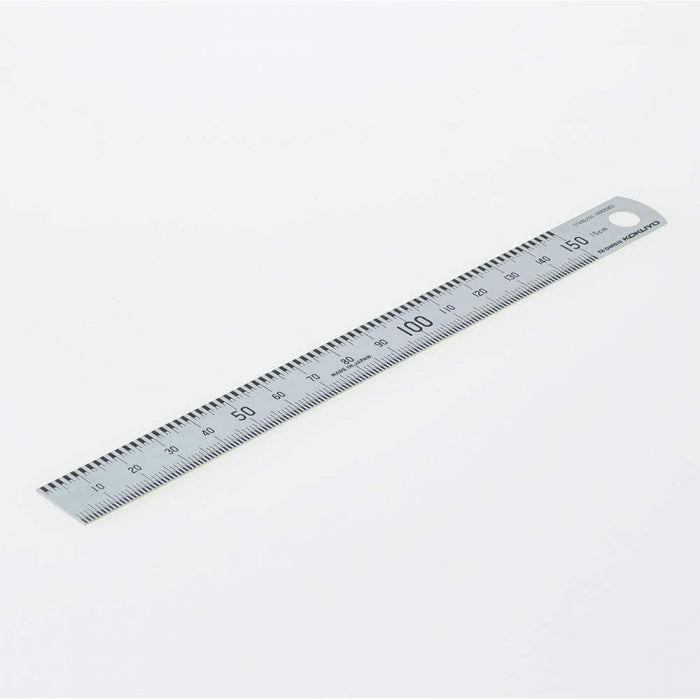 本当の定規　15cm　シルバー コクヨ　TZ-DARS15