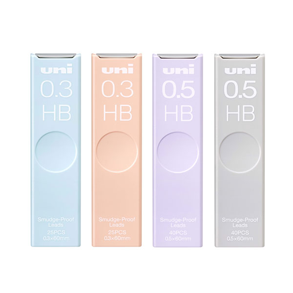 シャープ替芯 『uni（ユニ）』 0.3mm/0.5mm 硬度 HB 三菱鉛筆 ULS03251PHBP*/ULS05401PHB [M便 1/50]
